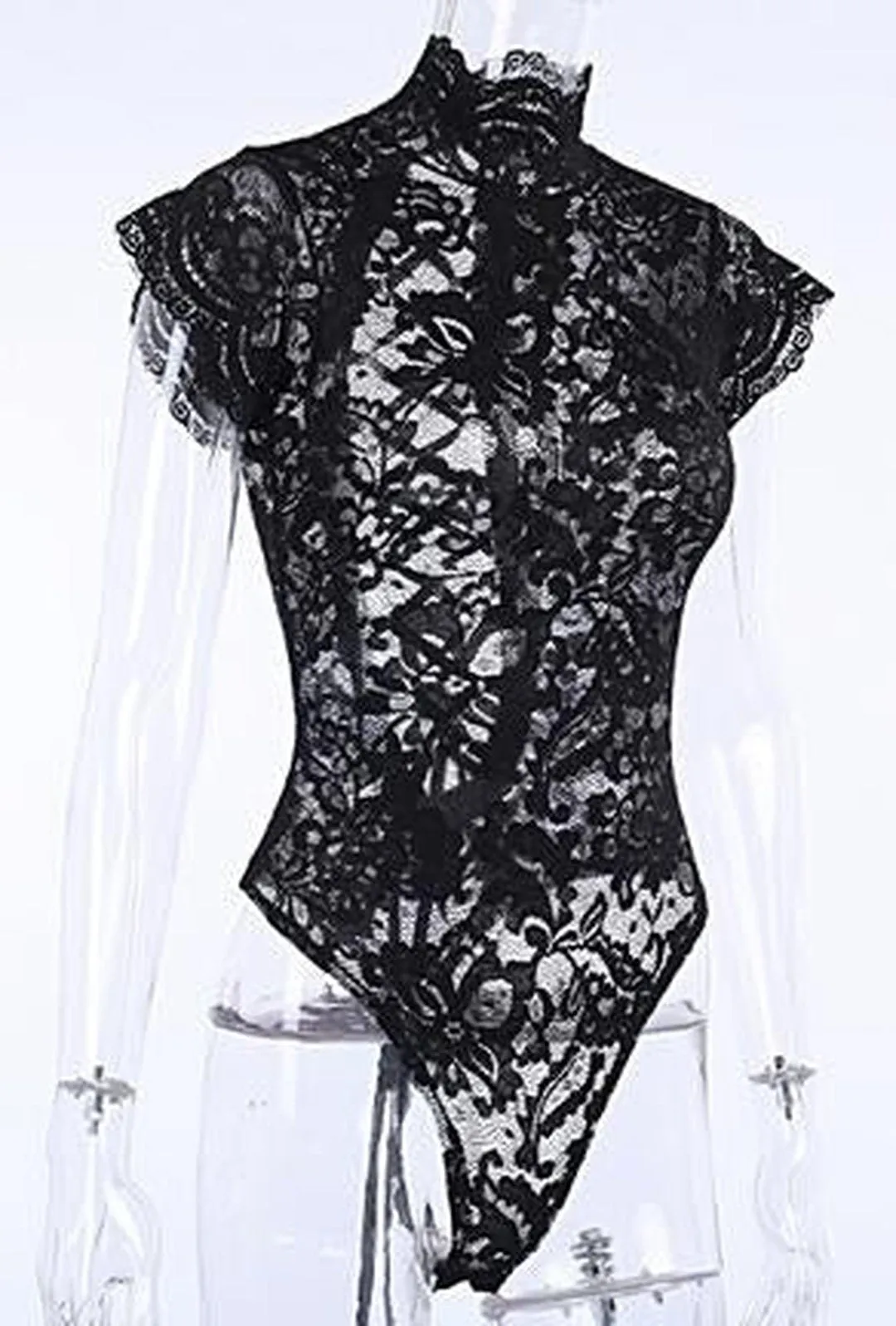 AHYOKA - RIBBON LACE BACK BODYSUIT