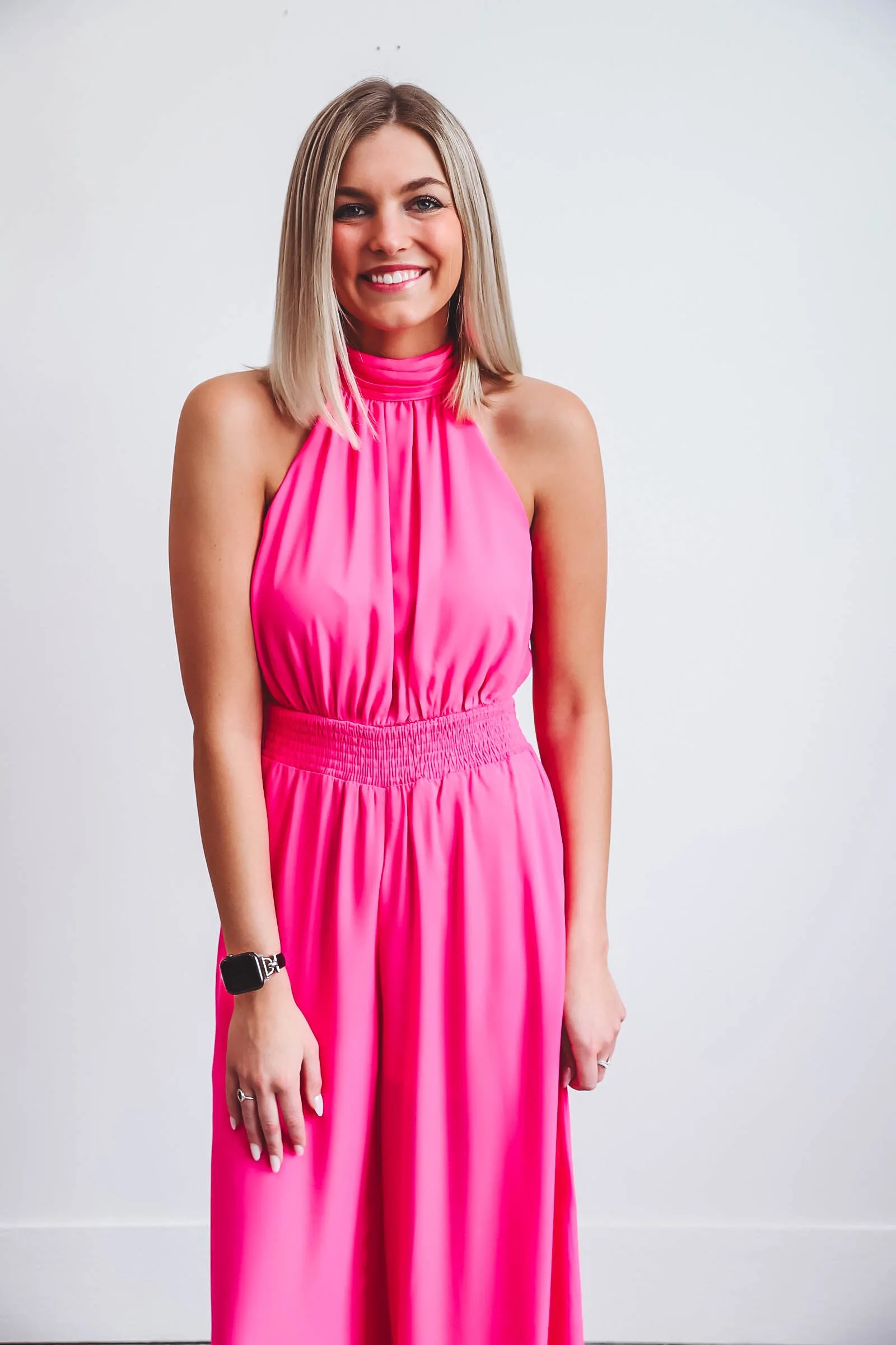 Aria Jumpsuit-Pink