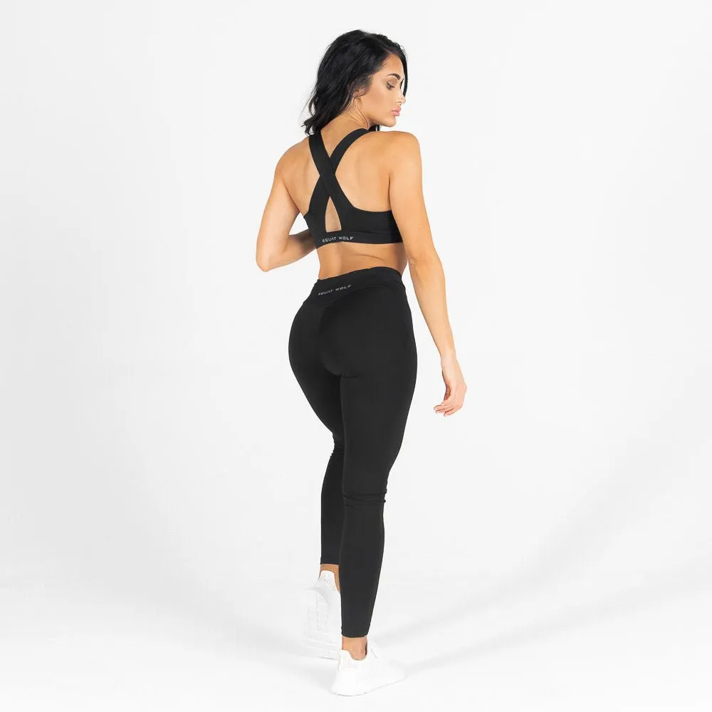 Athena Leggings - Midnight Black