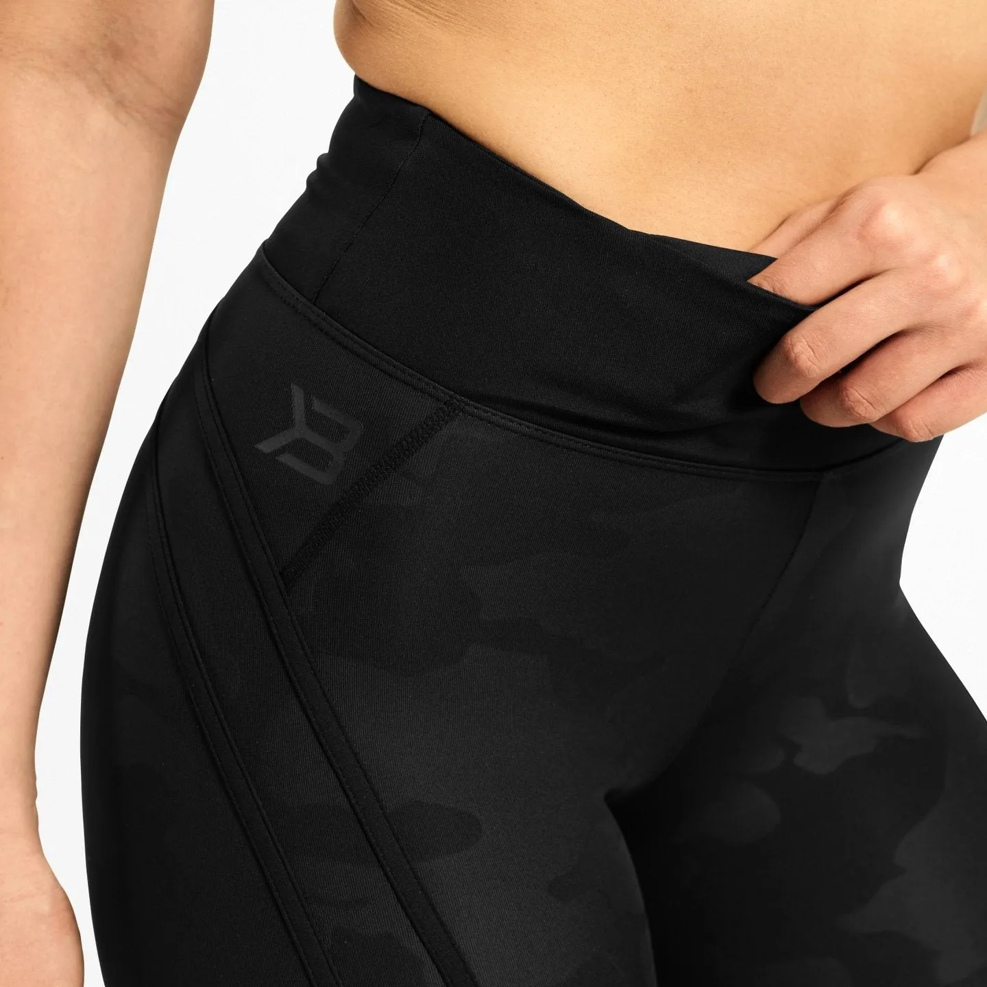 Better Bodies Camo High Tights - Black Camo