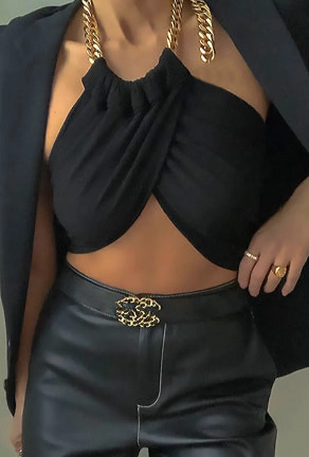 BREA - DRAPE CROP TOP