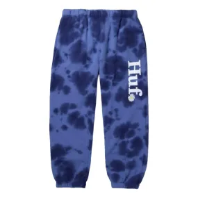 HUF IN BLOOM FLEECE PANT-NAVY BLAZER