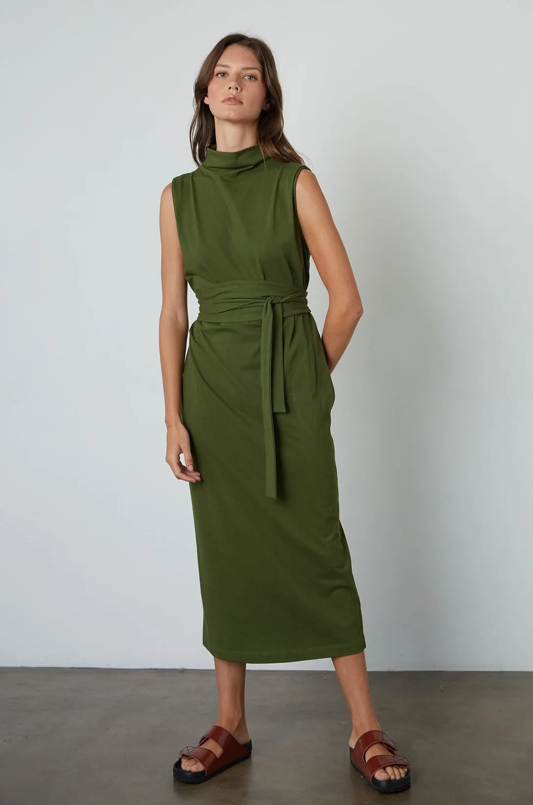 HYDIE MOCK NECK DRESS