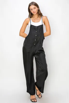 HYFVE – Ärmelloser, gerader Jumpsuit mit halbhohem Knopf