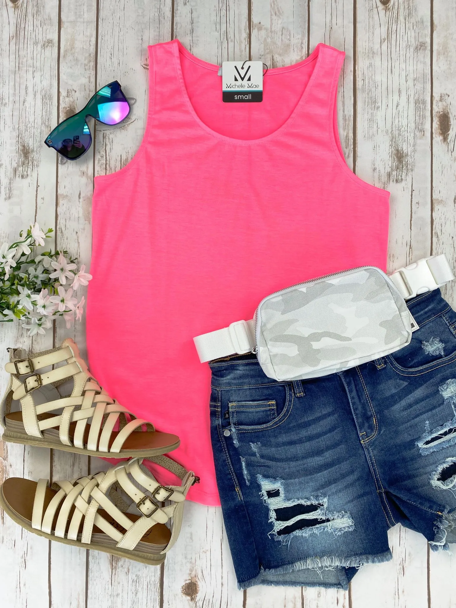 IN STOCK Tiffany Tank - Neon Pink