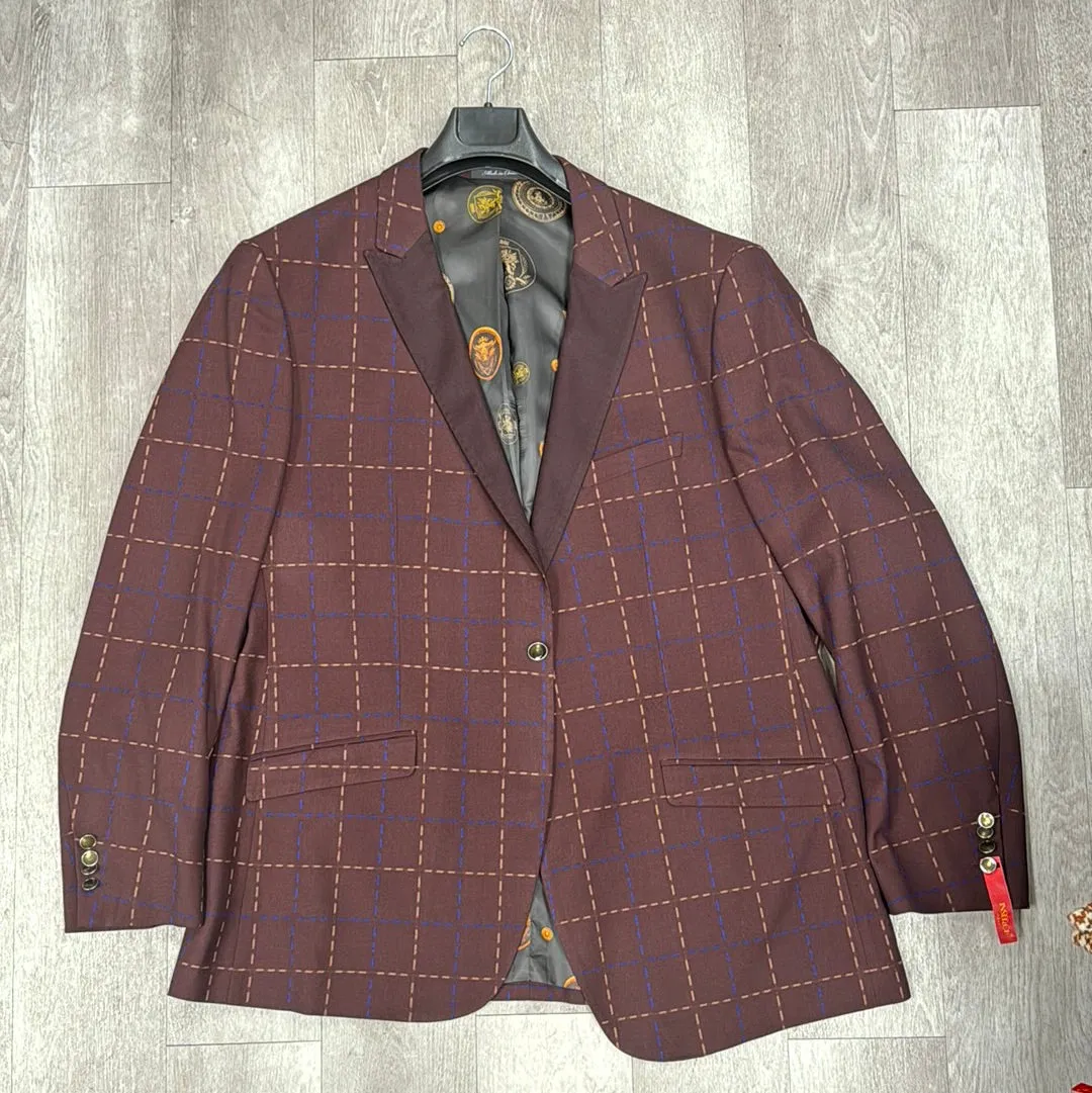 Inserch Blazer 559-31 Burgundy (FINAL SALE) (SIZE 3XL ONLY)