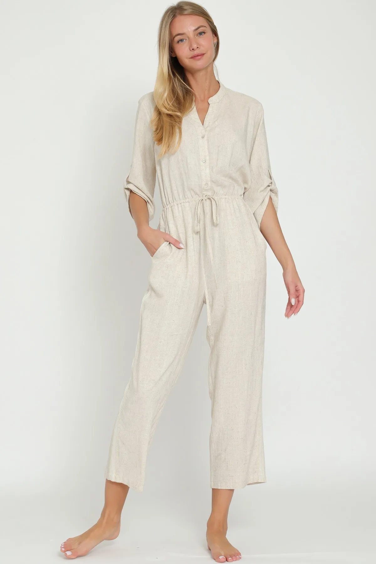 Jessica Linen Jumpsuit