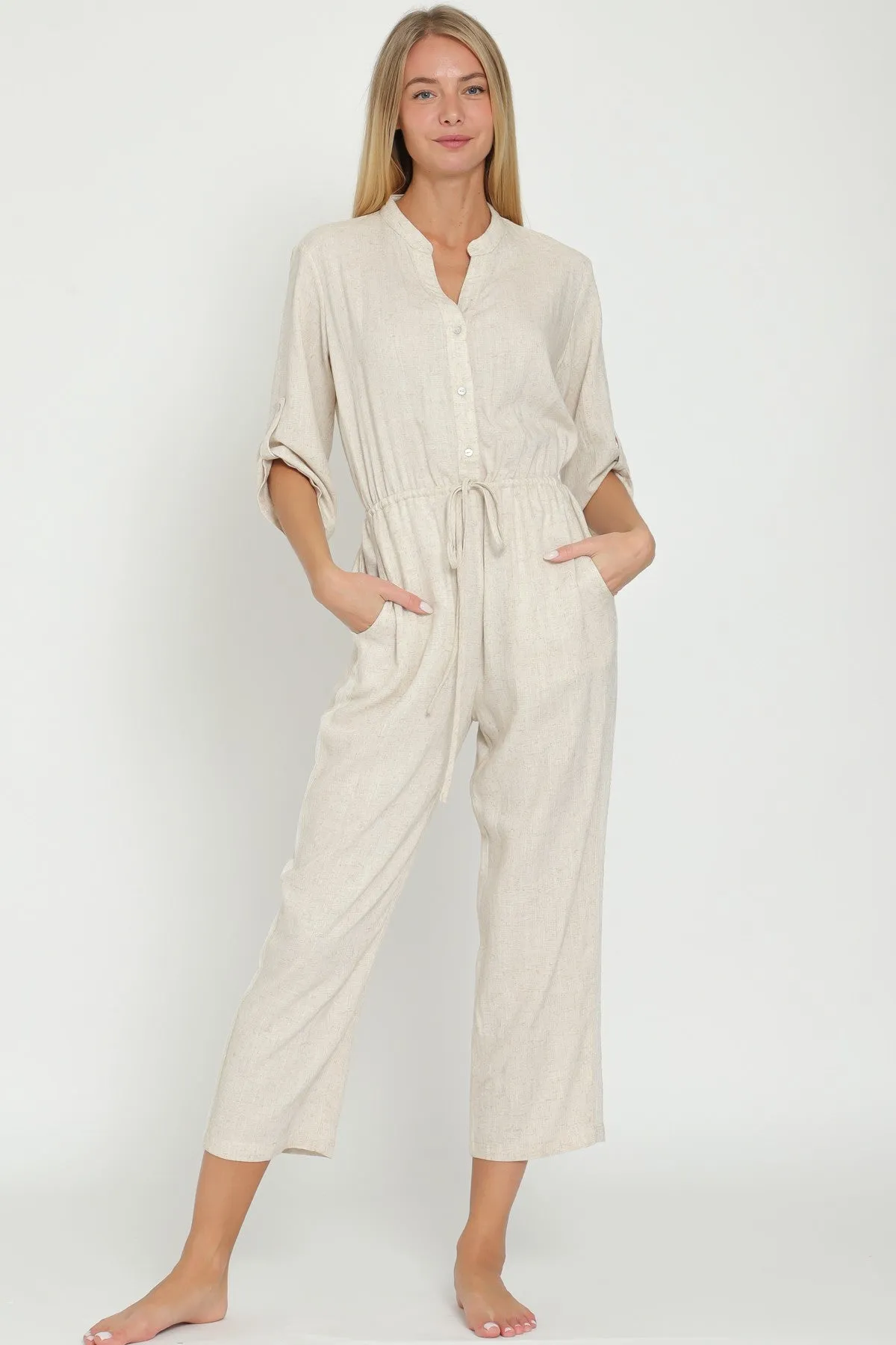 Jessica Linen Jumpsuit