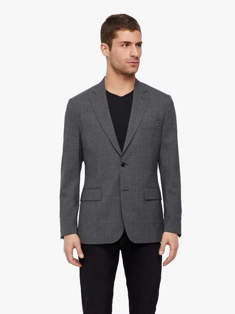 J.Lindeberg Mens Donnie Soft Legend Tech Blazer - STONE GREY