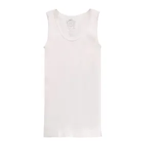 Kids Sugar Lips | Ribbed Tank Top | White