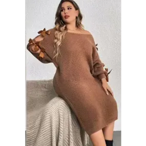 Long Sleeve Off Shoulder Dress