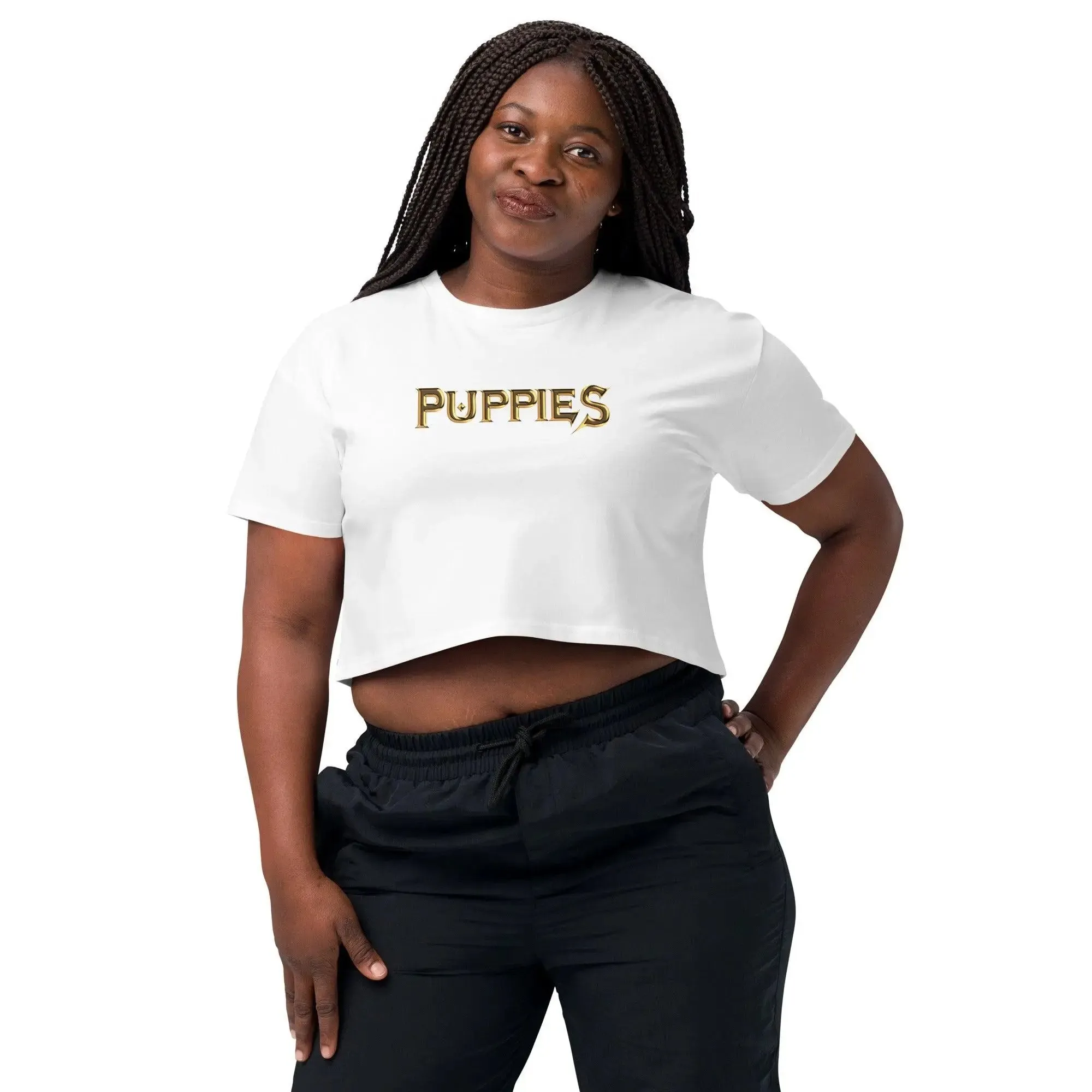 Mega-Puppies Women’s crop top