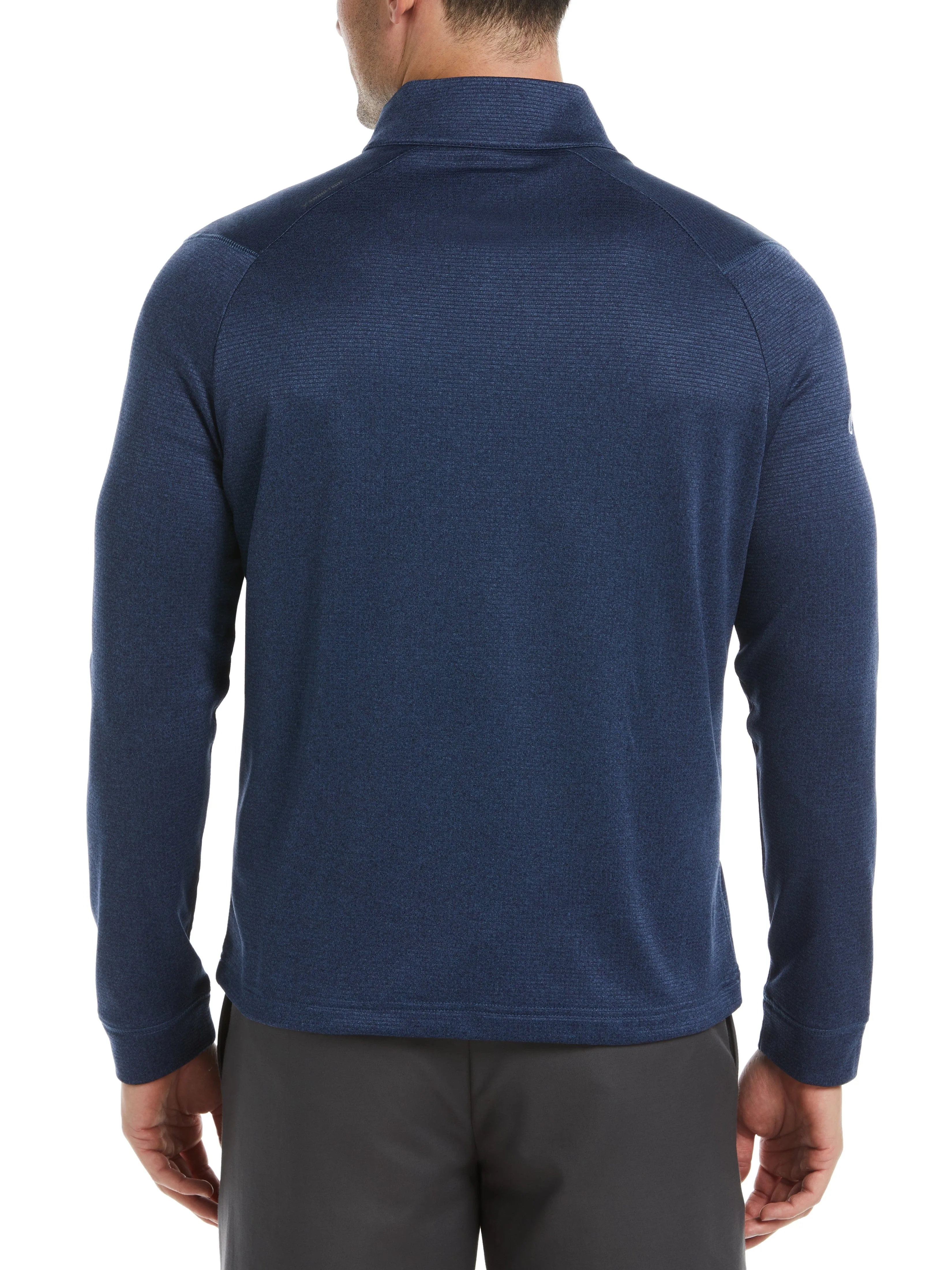 Mens Waffle 1/4 Zip Golf Pullover