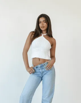 Narela Halter Top (White)