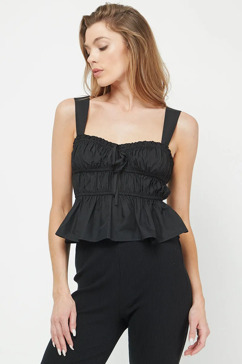 NE Sleeveless Poplin Top