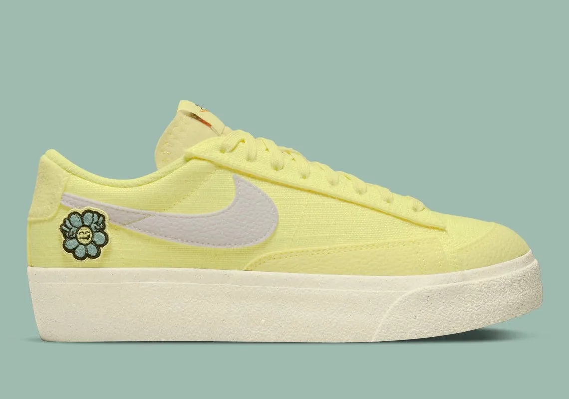 Nike Blazer Low Platform SE Next Nature Air Sprung Citron Tint