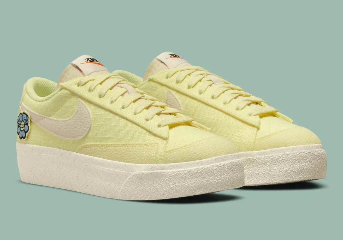 Nike Blazer Low Platform SE Next Nature Air Sprung Citron Tint