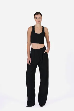 Nonchalant - Eve Crop - Black