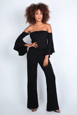 OFF SHOULDER JUMPSUIT