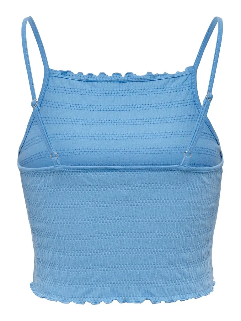 Ossi Short Smocked Tank Top