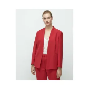 Plain Blazer - Red