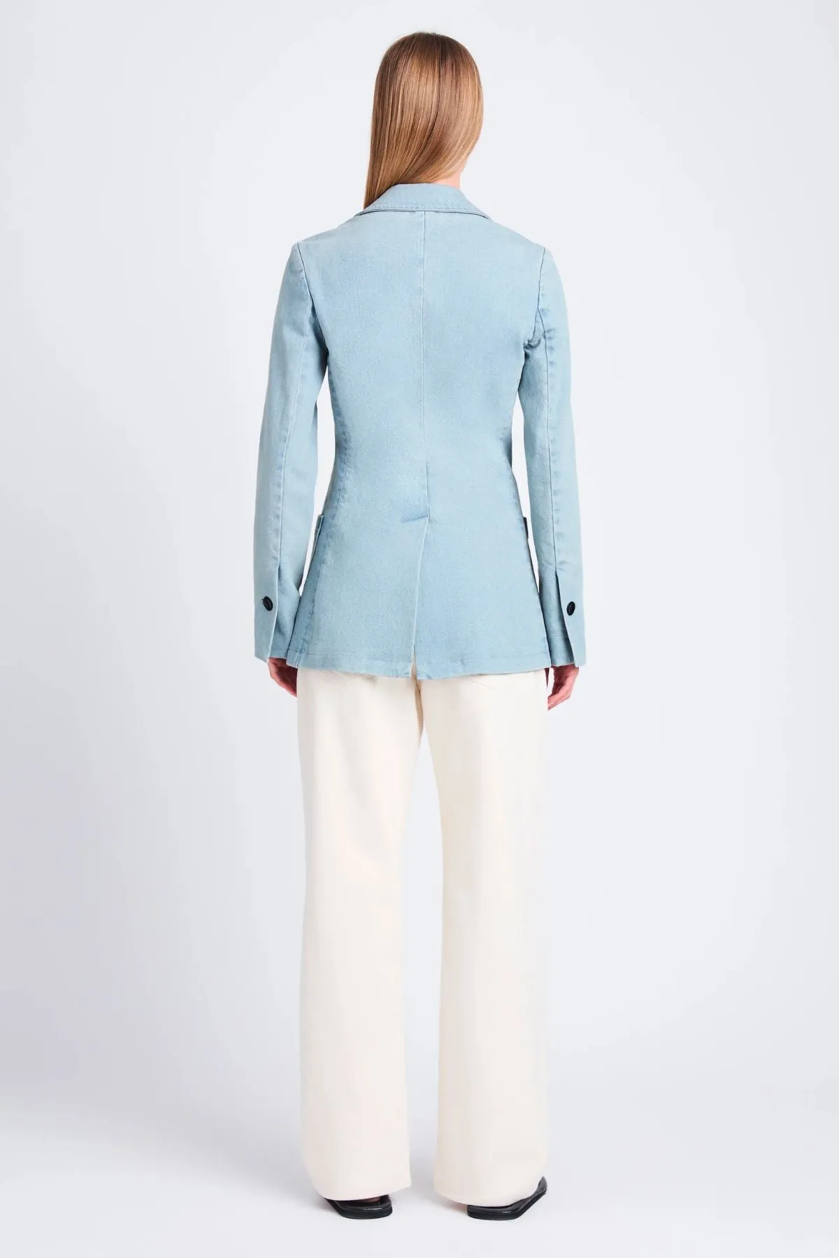 Proenza Schouler White Label Freya Blazer - Grey Indigo