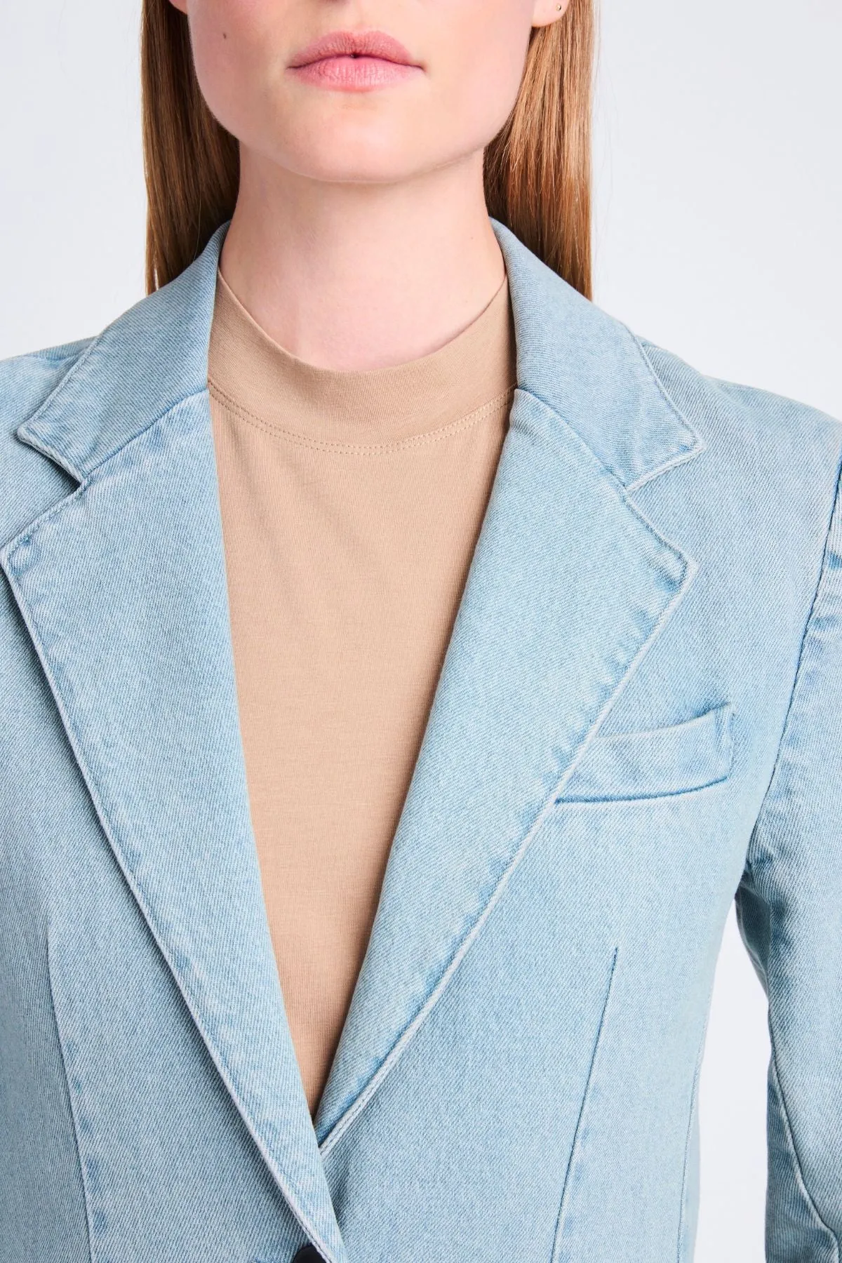 Proenza Schouler White Label Freya Blazer - Grey Indigo