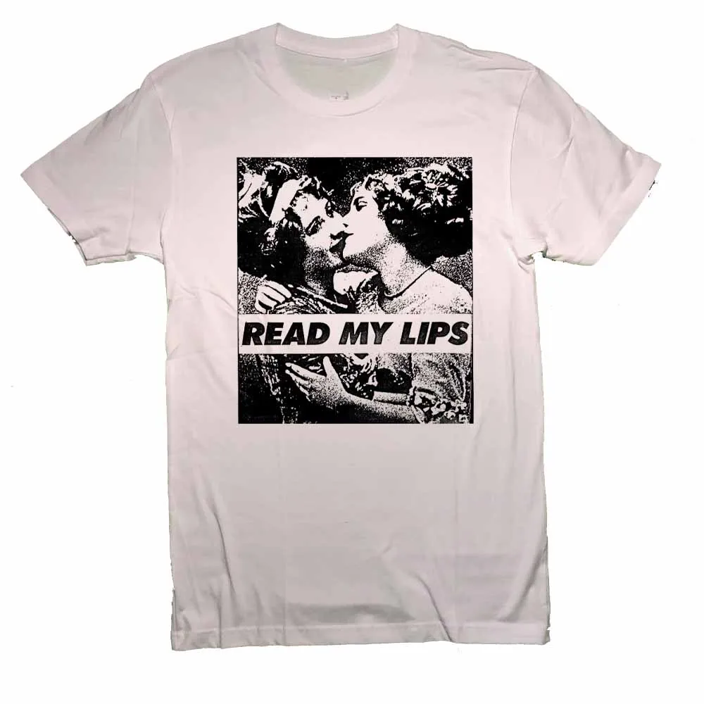 Read My Lips Vintage Women T-Shirt Supporting Rainbow Railroad