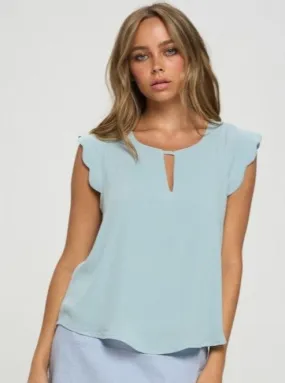 Scalloped Trim Top