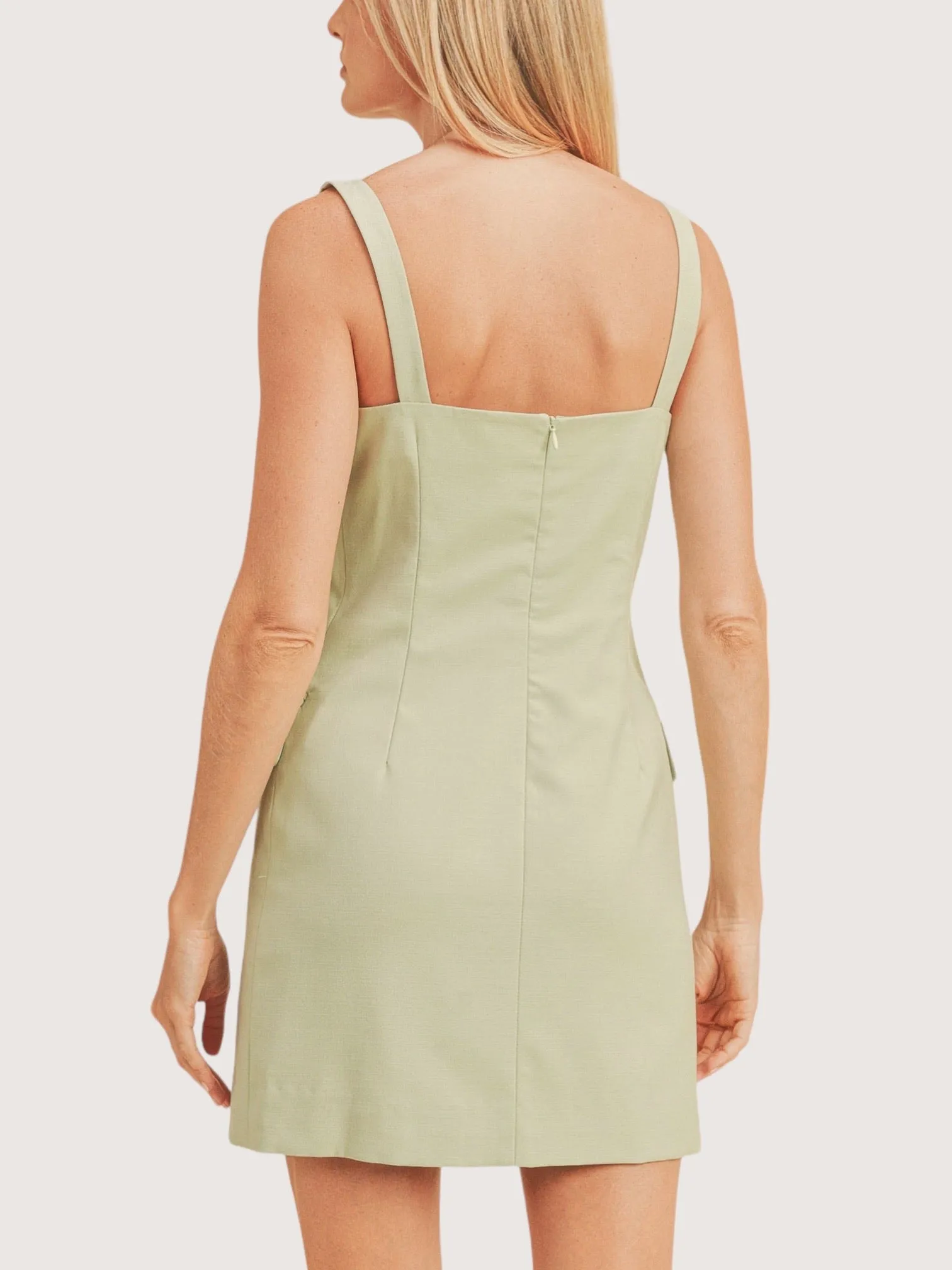 Square Neck Shift Dress