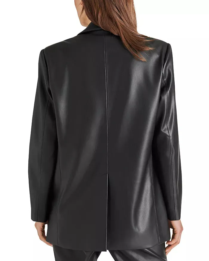 Steve Madden Imaan Faux Leather Blazer