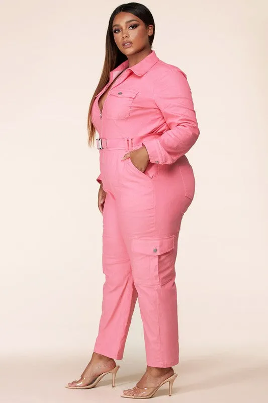 Tickled Pink Jumpsuit