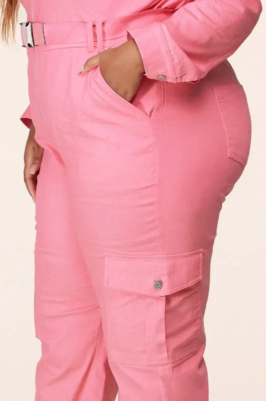 Tickled Pink Jumpsuit