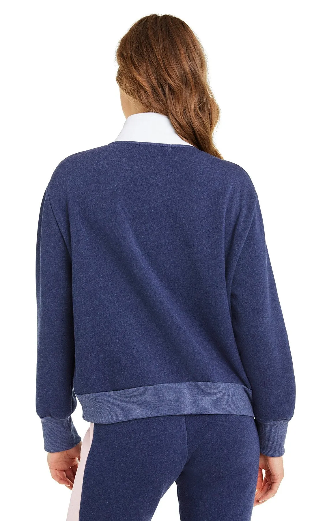 Wildfox Blocked Soto Warm-Up Sweater