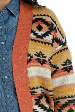 WOMEN'S CRUEL GIRL SWEATER KNIT SOUTHWEST CARDIGAN